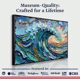 Golden Tide Wall Art - Tailored Canvases - Flyclothing LLC