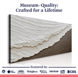 Waves Abstract Wall Art - Tailored Canvases - Flyclothing LLC