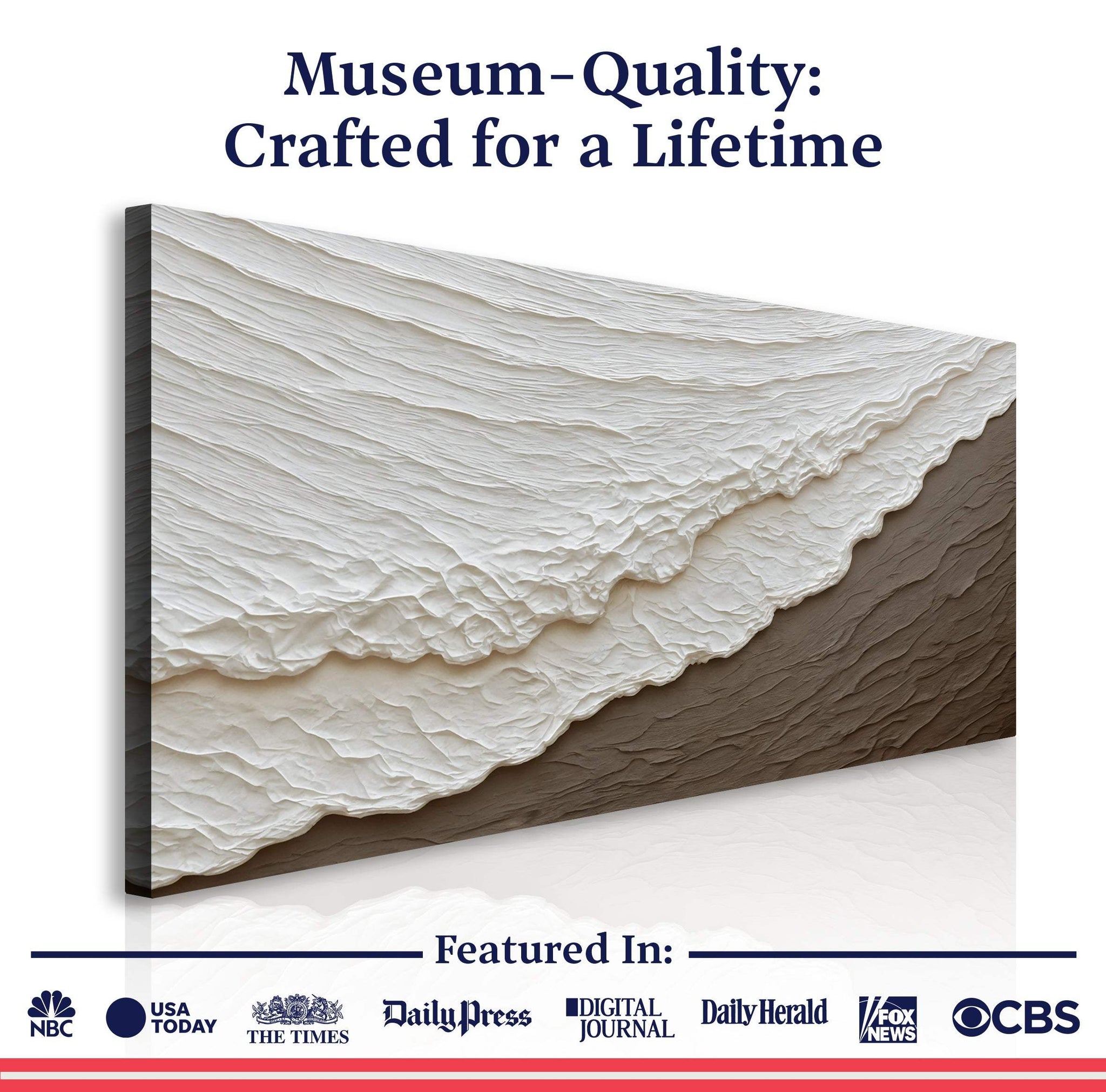 Waves Abstract Wall Art - Tailored Canvases - Flyclothing LLC