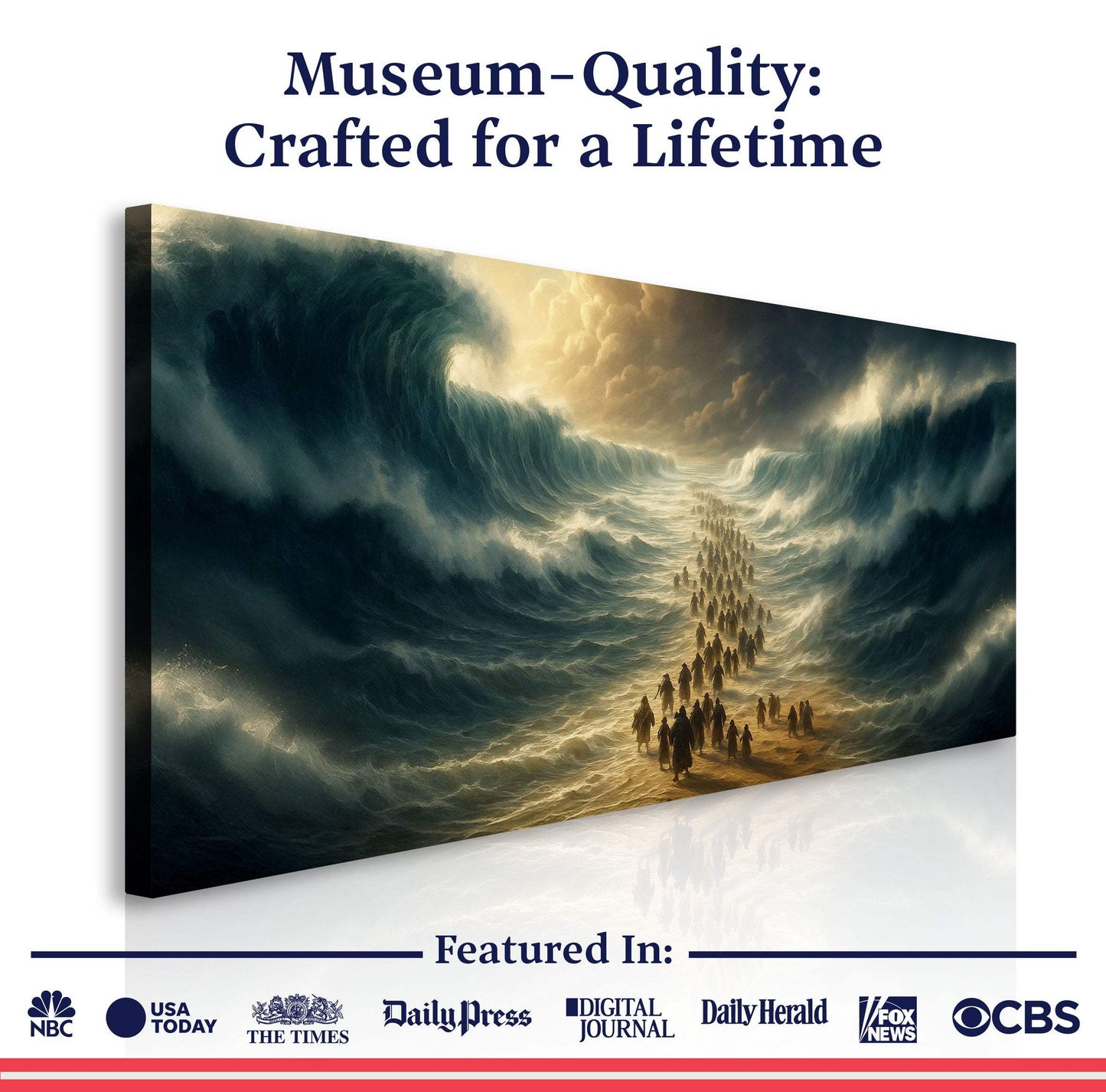The Parting - Faith Wall Art III - Tailored Canvases - Flyclothing LLC