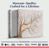 Calm In Ivory Clay Wall Art - Tailored Canvases - Flyclothing LLC