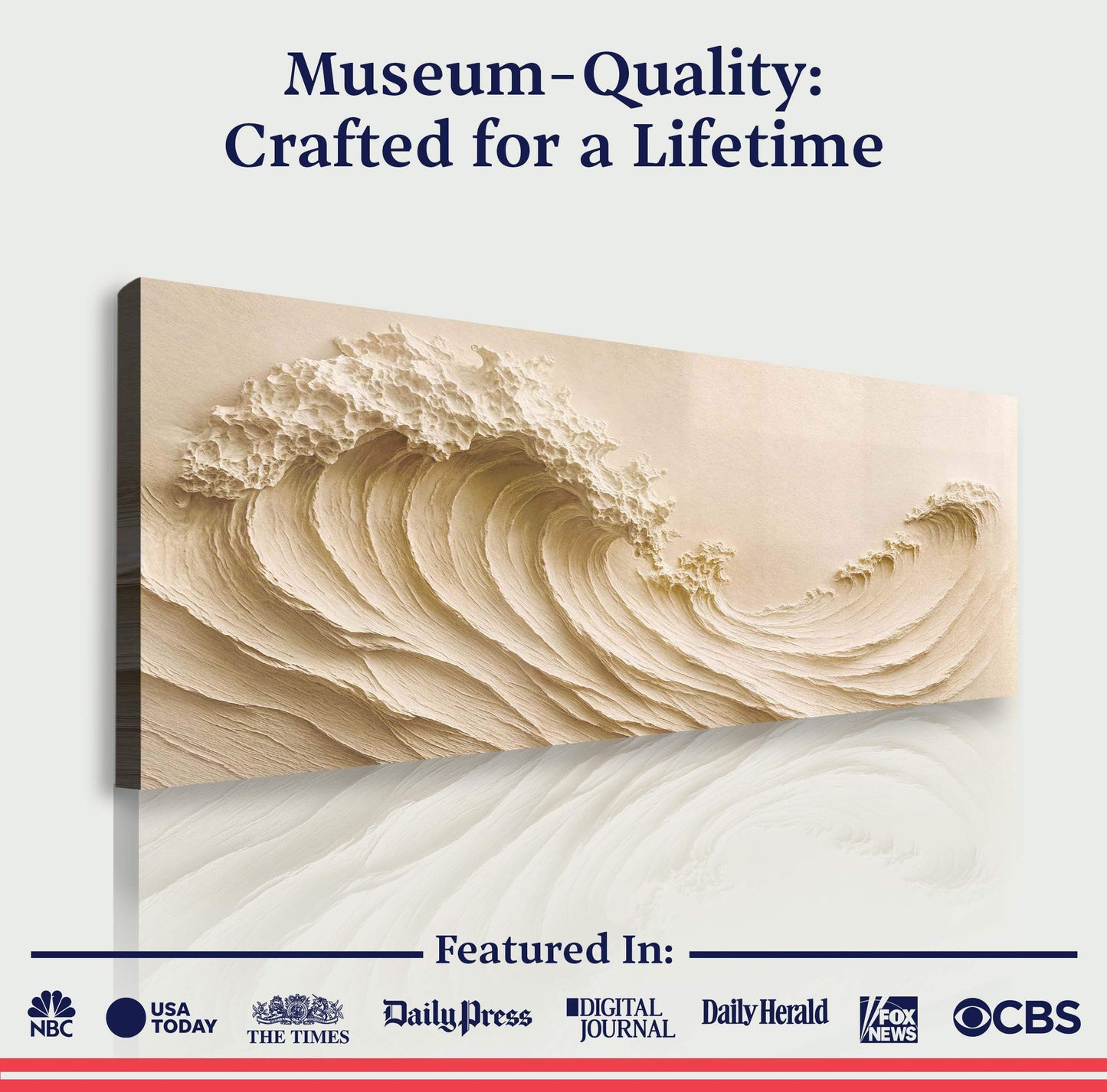 Ocean Wave Seascape Wall Art II - Tailored Canvases - Flyclothing LLC