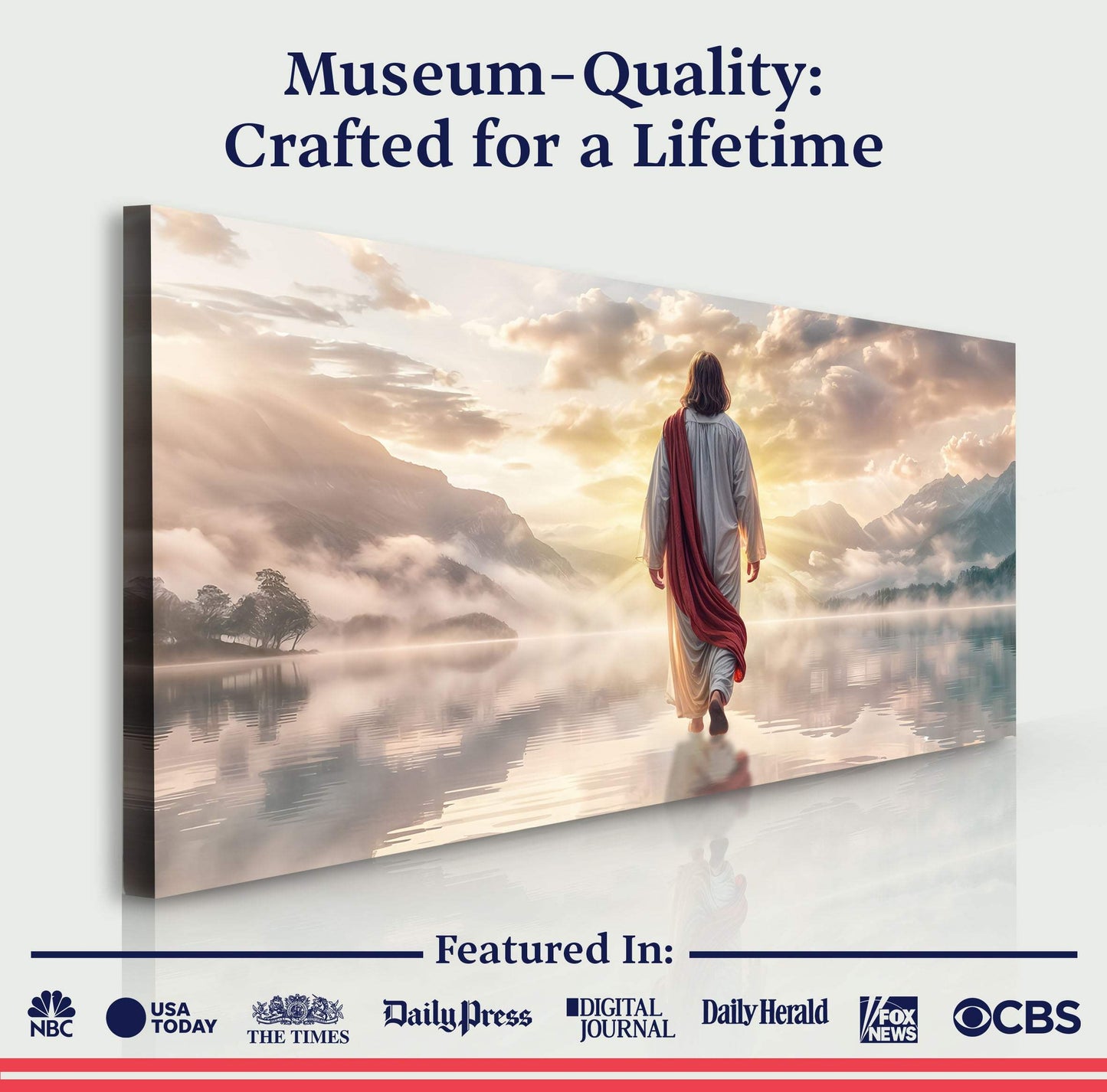 Reflections Faith Wall Art II - Tailored Canvases - Flyclothing LLC