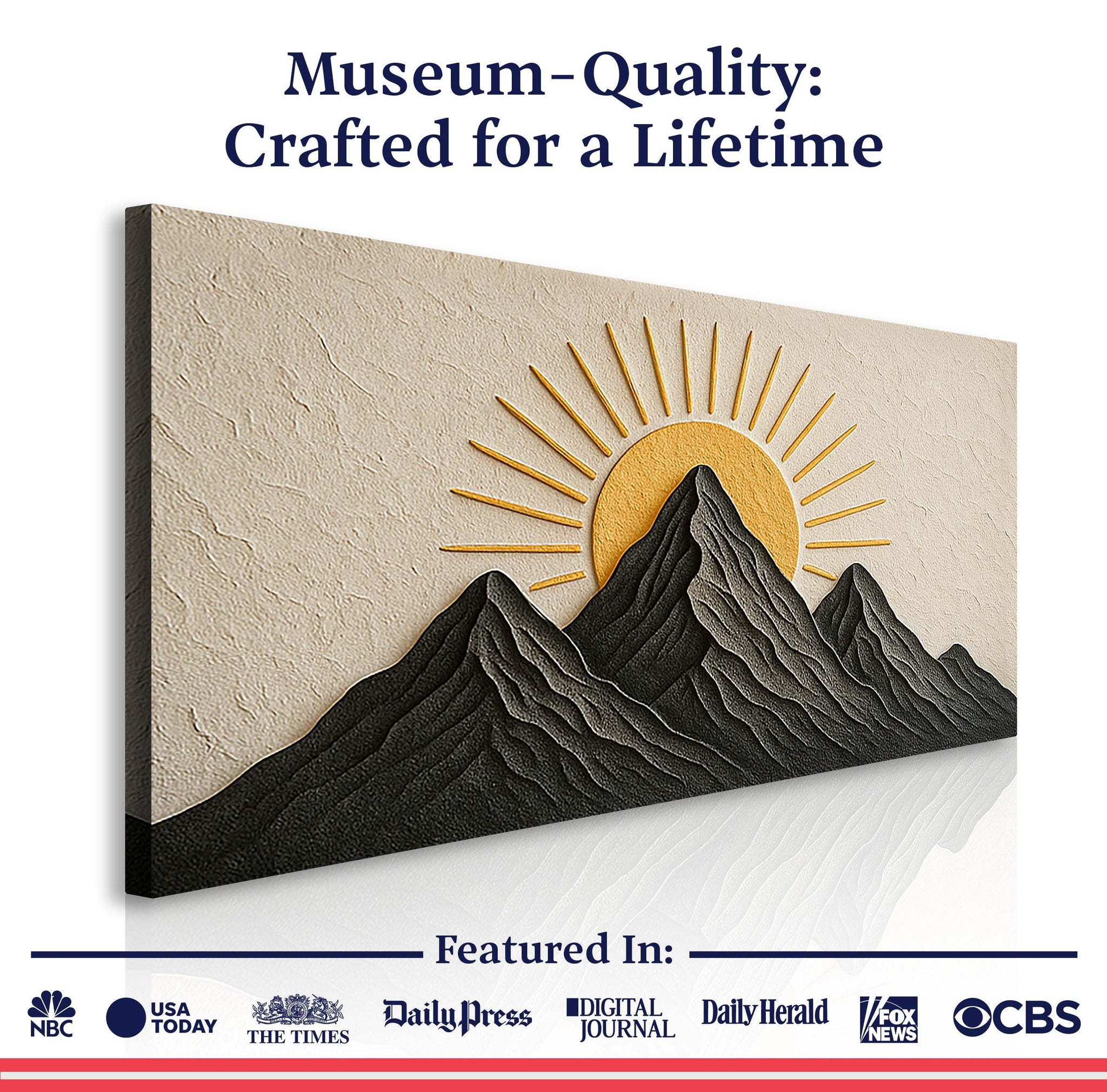 Mountain Majesty Wall Art - Tailored Canvases - Flyclothing LLC