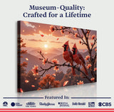 3D Cardinals Wall Art III - Tailored Canvases - Flyclothing LLC