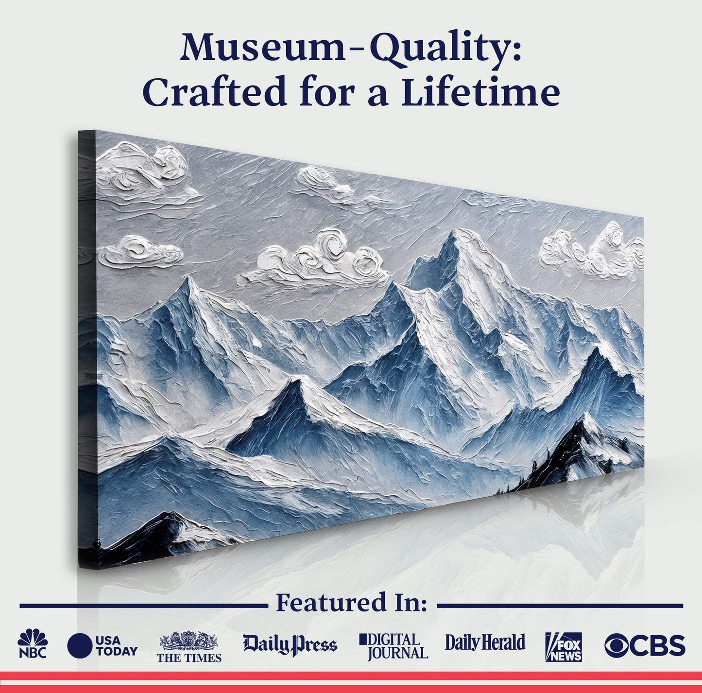 Mountain Minimalist Wall Art - Tailored Canvases - Flyclothing LLC