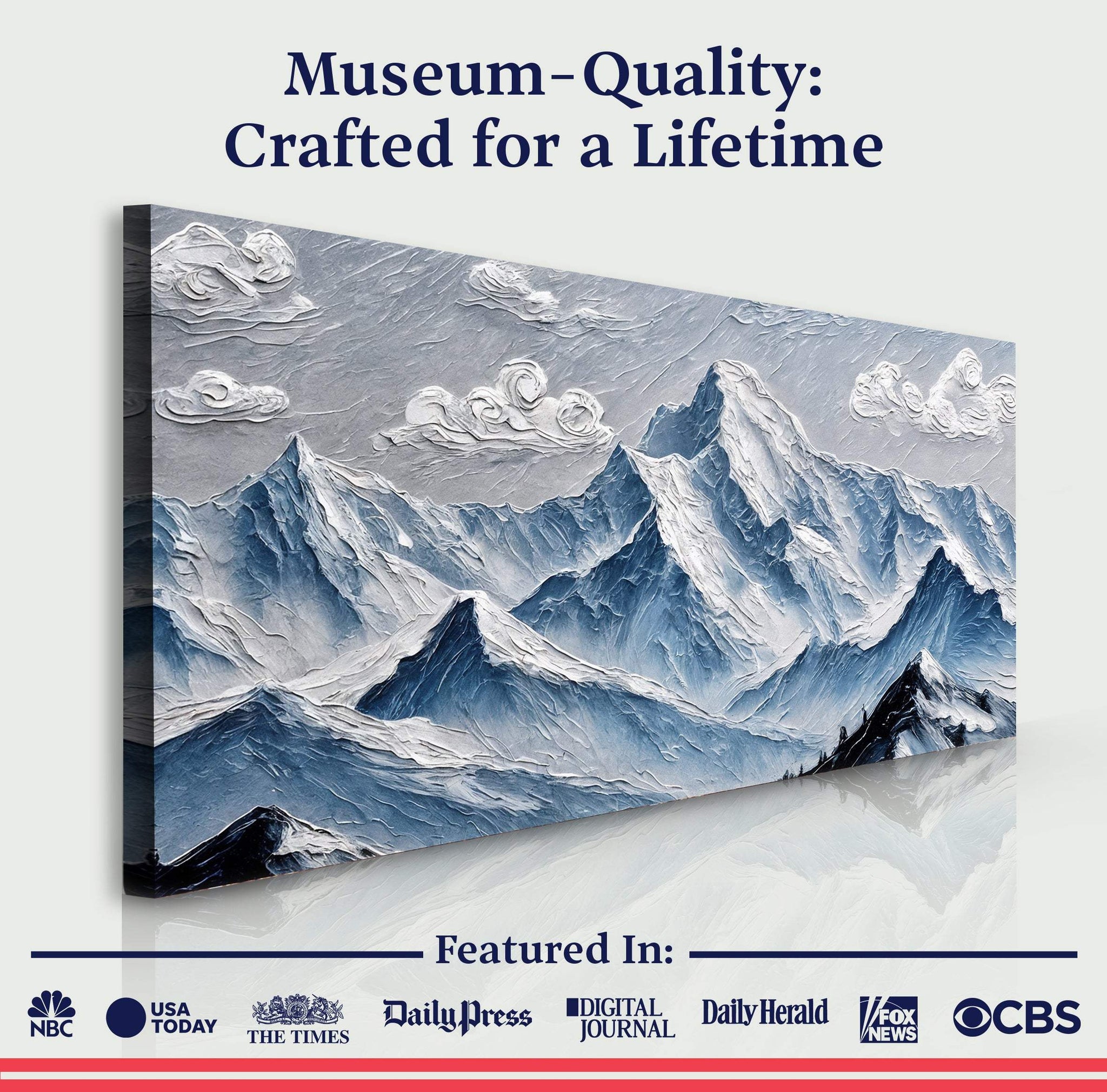 Mountain Minimalist Wall Art - Tailored Canvases - Flyclothing LLC