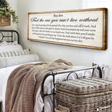 Find The One You Can't Live Without Family Sign II - Tailored Canvases - Flyclothing LLC