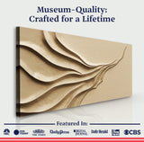 Beige Minimalist Wall Art II - Tailored Canvases - Flyclothing LLC
