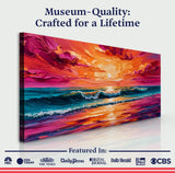 Coastal Sunset Wall Art - Tailored Canvases - Flyclothing LLC