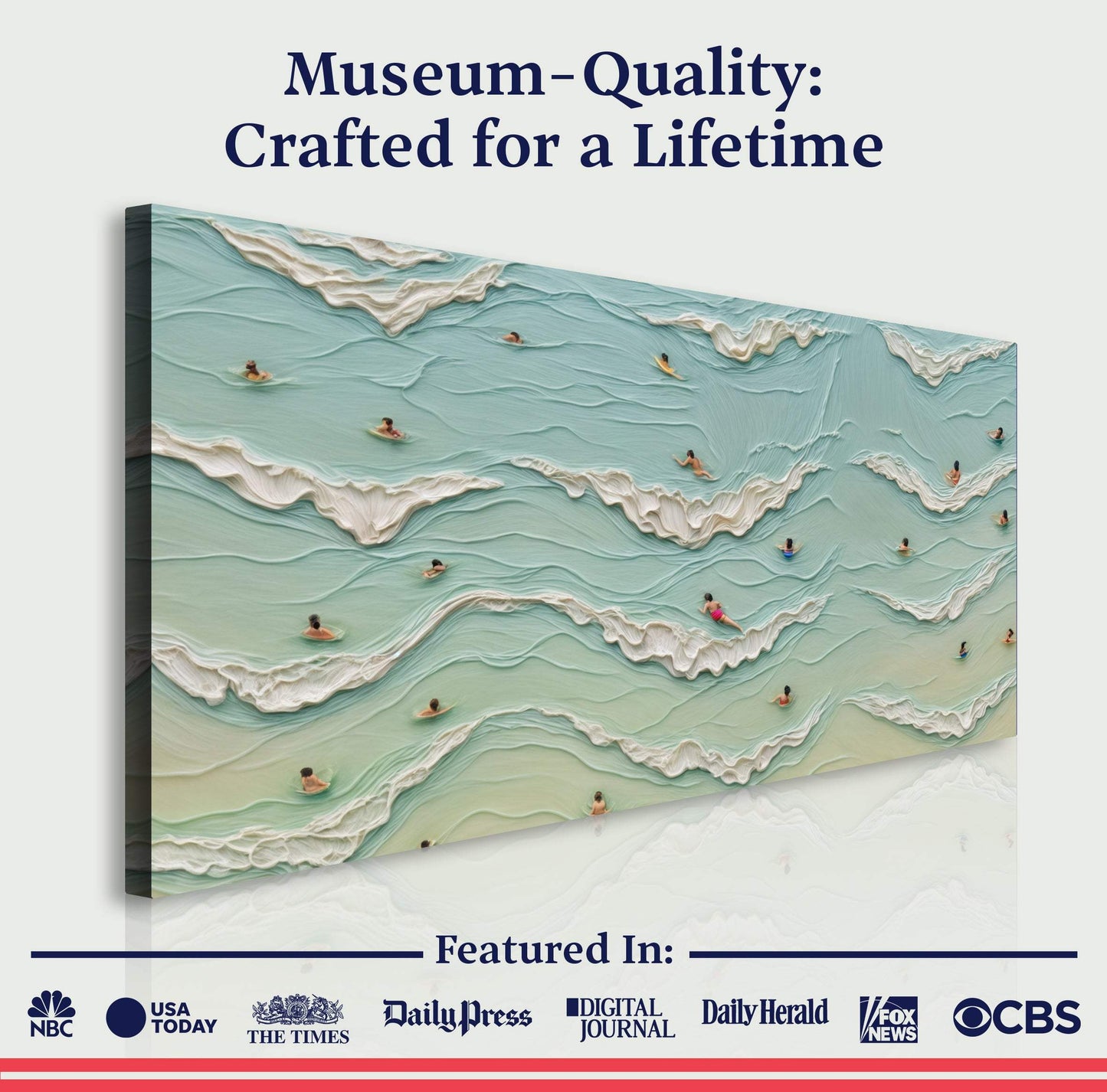 Beach Days Wall Art II - Tailored Canvases - Flyclothing LLC