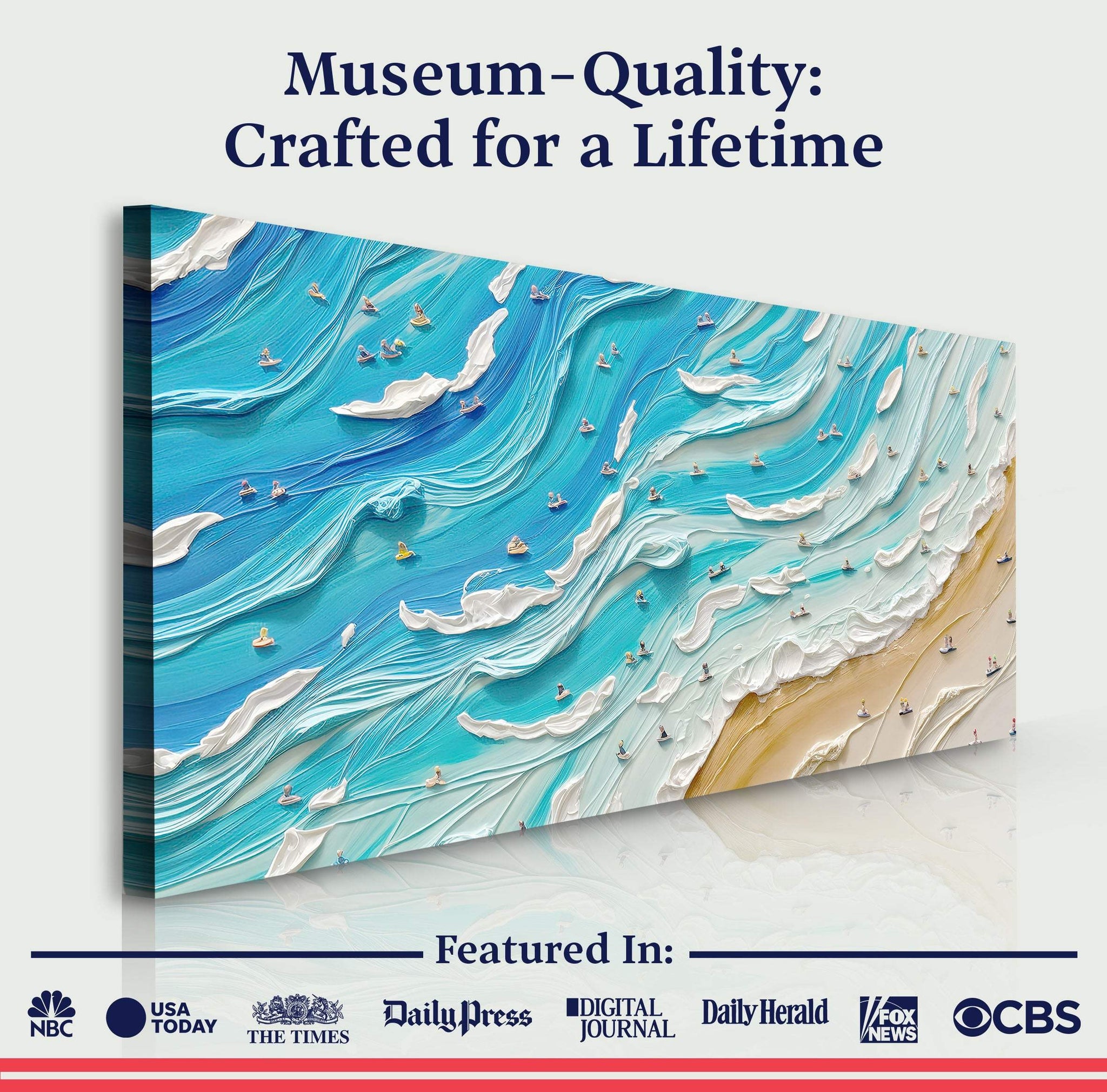Beach Days Wall Art V - Tailored Canvases - Flyclothing LLC