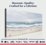Serene Ocean Wave Coastal Wall Art III - Tailored Canvases - Flyclothing LLC