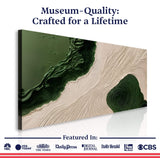 Green Rivers Abstract Wall Art XII - Tailored Canvases - Flyclothing LLC