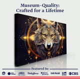 Wolf Head Wall Art - Tailored Canvases - Flyclothing LLC