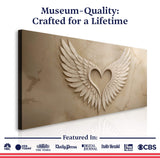 Wings Of Love Abstract Wall Art - Tailored Canvases - Flyclothing LLC