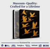 Abstract Sandhill Cranes Wall Art - Tailored Canvases - Flyclothing LLC