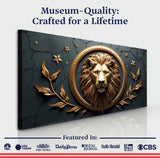 3D Majestic Lion Wall Art - Tailored Canvases - Flyclothing LLC