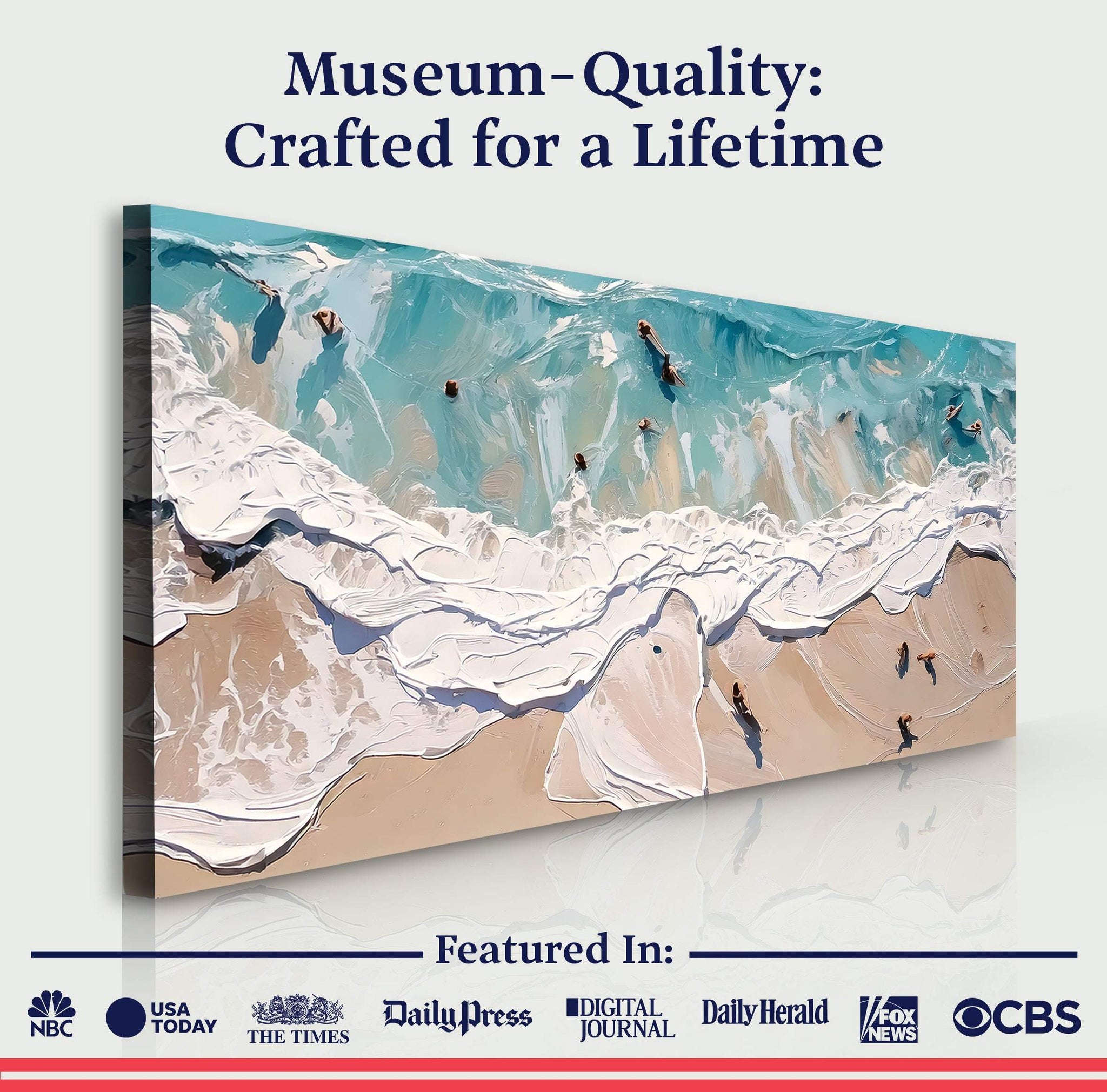 Beach Days Wall Art XV - Tailored Canvases - Flyclothing LLC