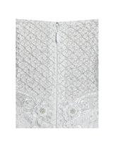 Fabiola Lace Trim Silver Net Top Mini Flare Chiffon Dress - Miss Circle - Flyclothing LLC