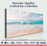 Serene Ocean Wave Coastal Wall Art XII - Tailored Canvases - Flyclothing LLC