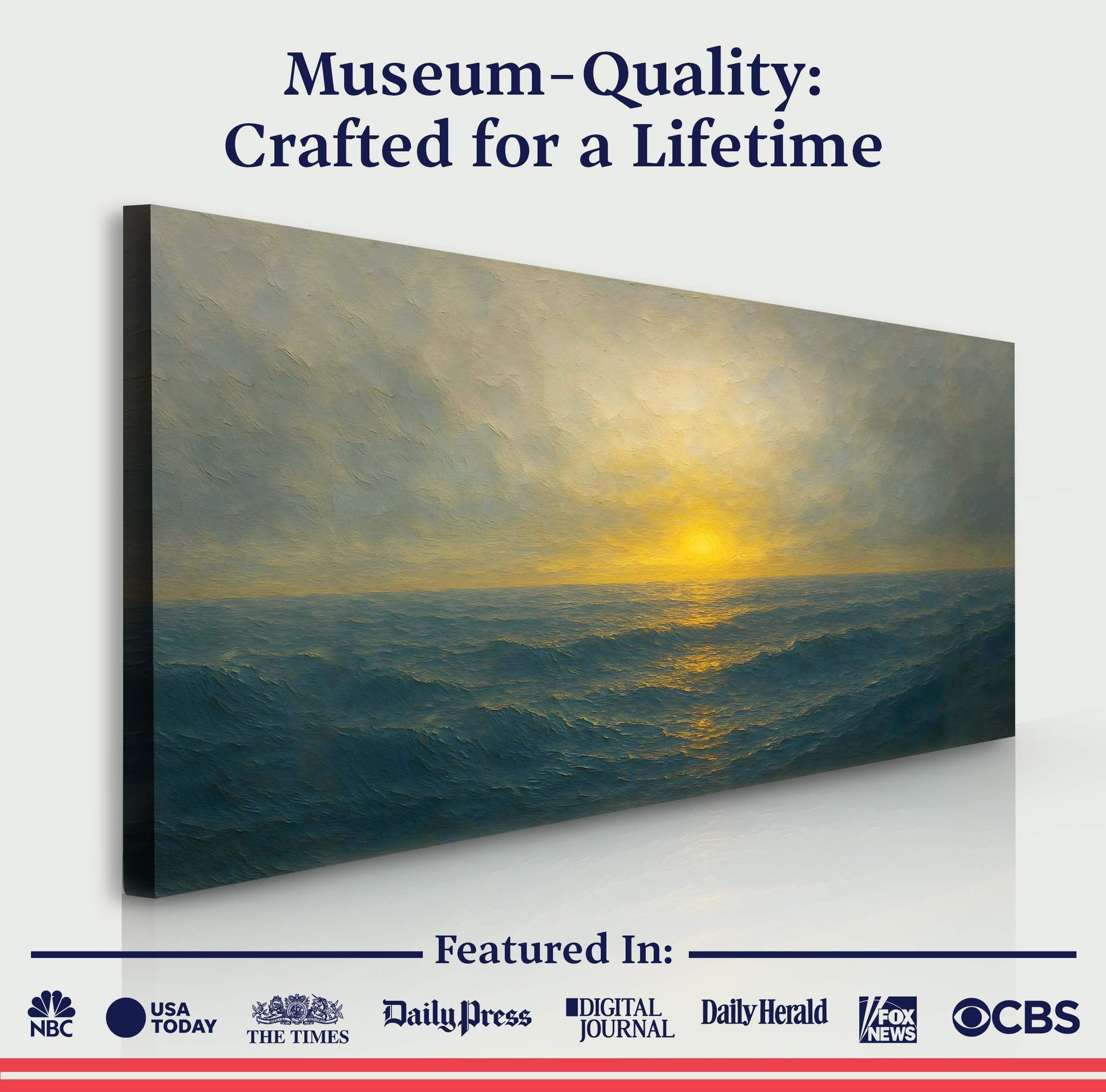 Waterscape Abstract Wall Art IV - Tailored Canvases - Flyclothing LLC