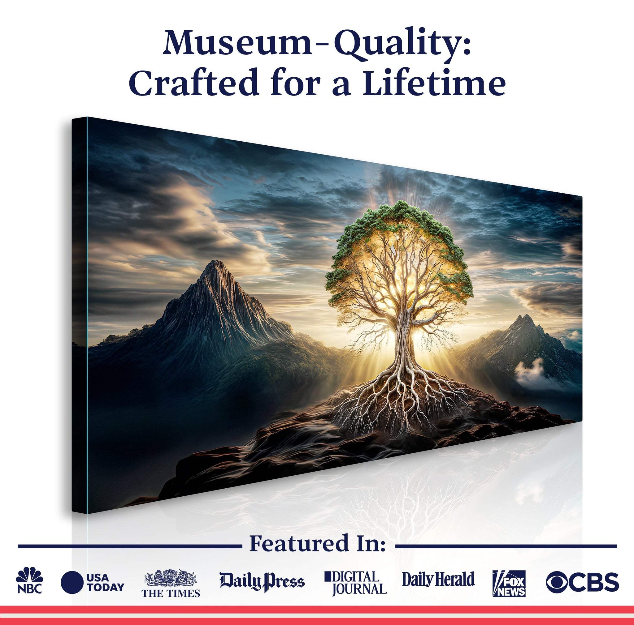 Burning Bush - Faith Wall Art VIII - Tailored Canvases - Flyclothing LLC