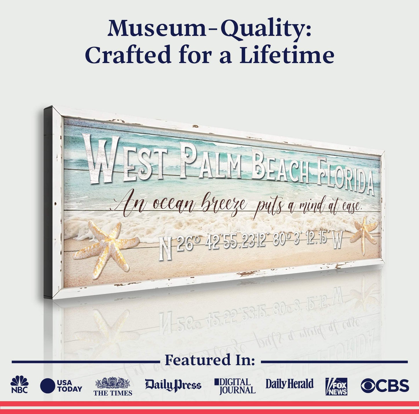Personalized Beach House Coastal Sign - Tailored Canvases - Flyclothing LLC