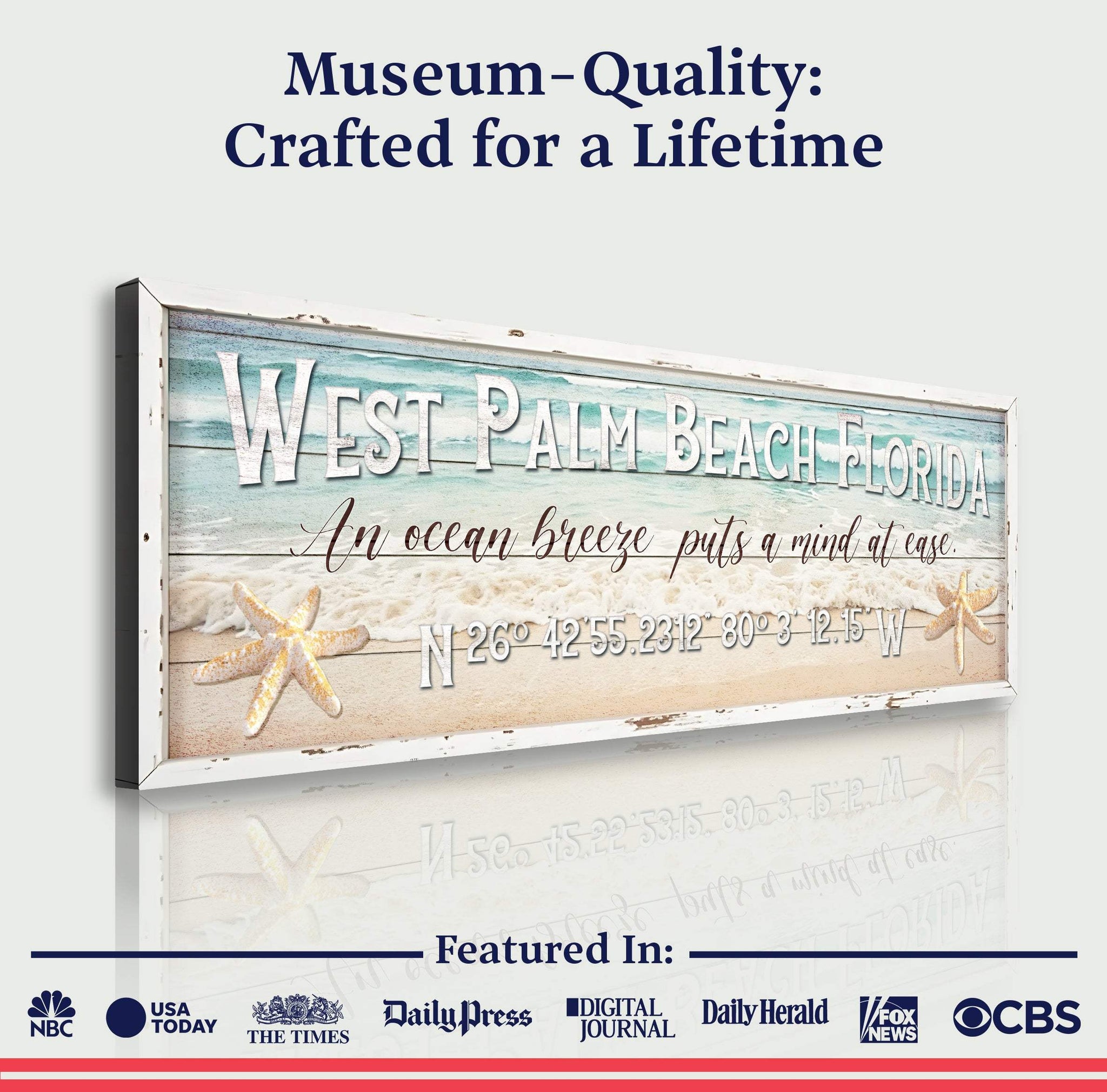 Personalized Beach House Coastal Sign - Tailored Canvases - Flyclothing LLC