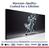 Modern Abstract Couple Dance Wall Art - Tailored Canvases - Flyclothing LLC