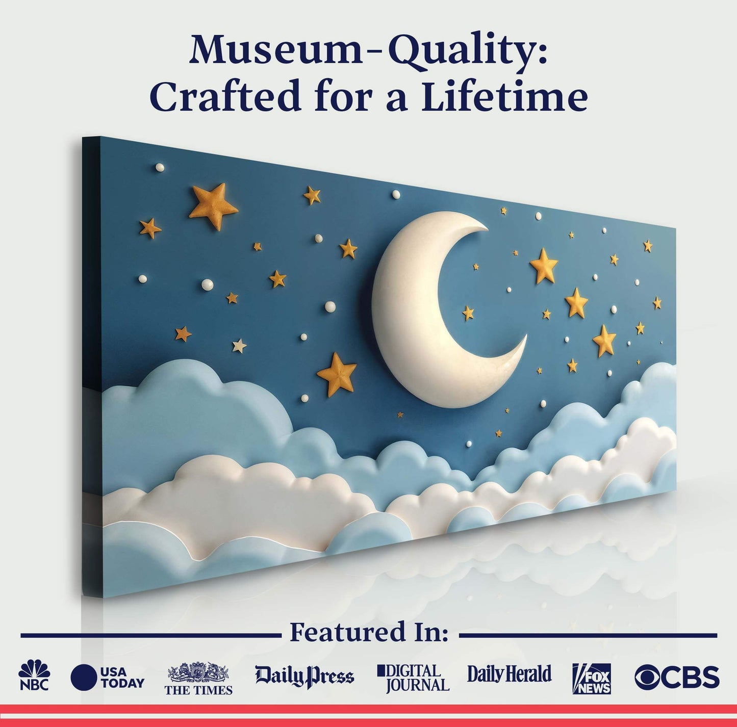 Celestial Serenade Wall Art - Tailored Canvases - Flyclothing LLC