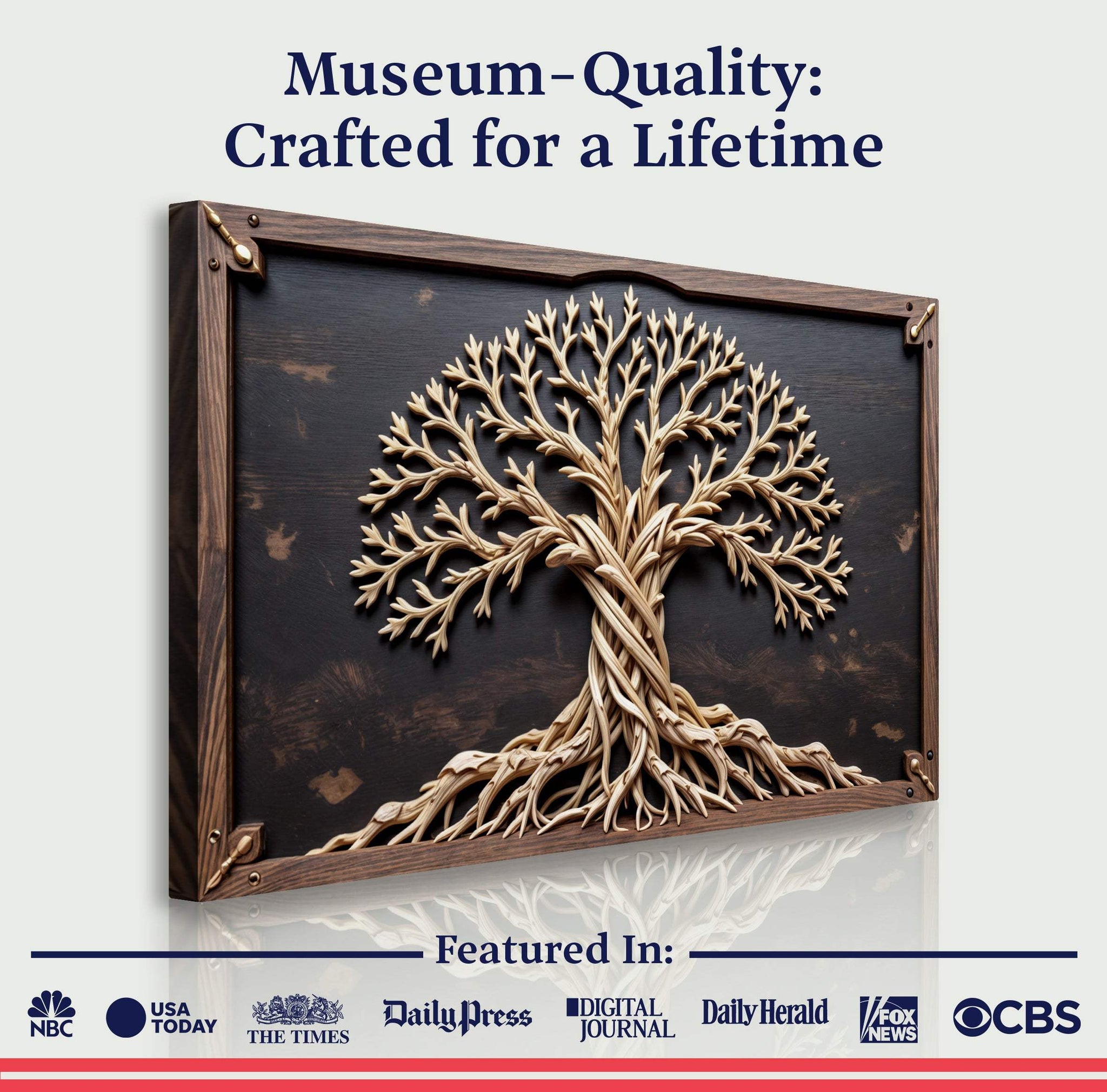 3D Celtic Tree of Life Wall Art III - Tailored Canvases - Flyclothing LLC