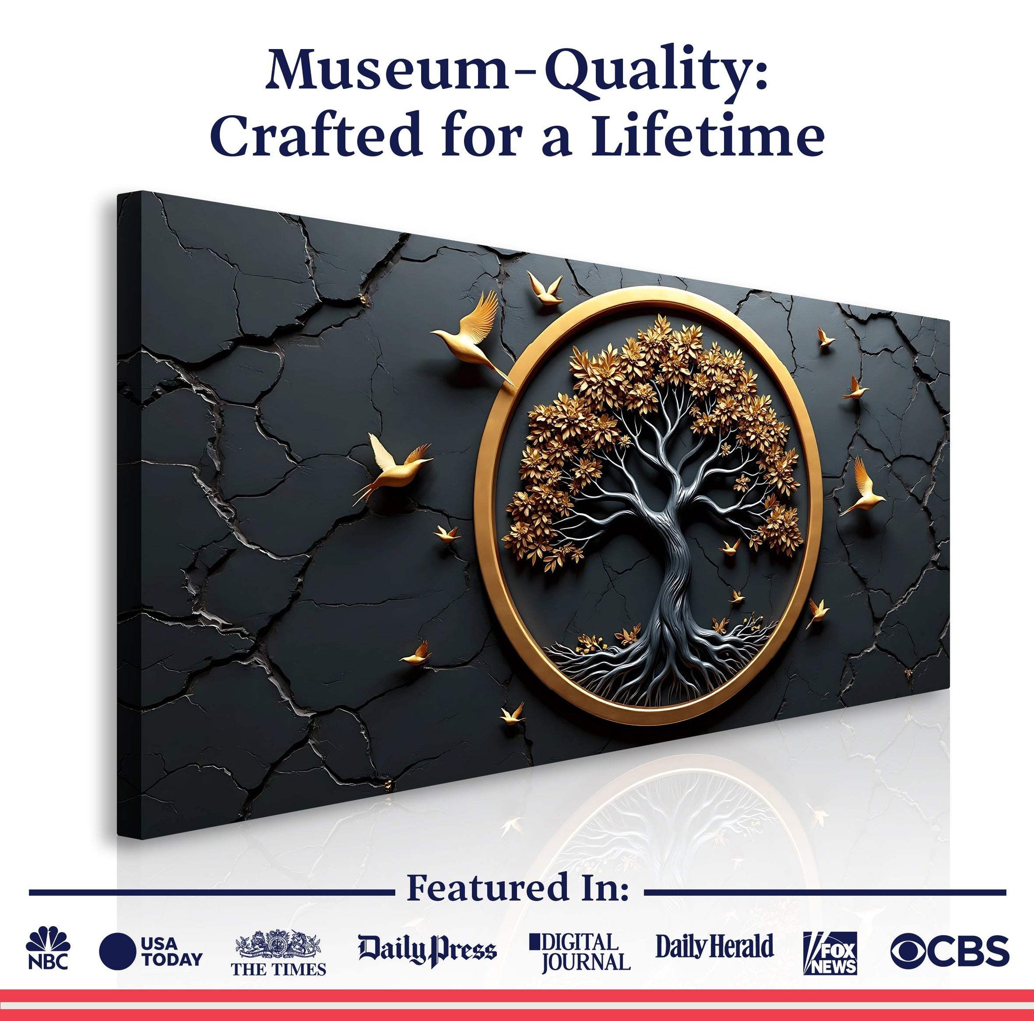 3D Celtic Tree of Life Wall Art IV - Tailored Canvases - Flyclothing LLC