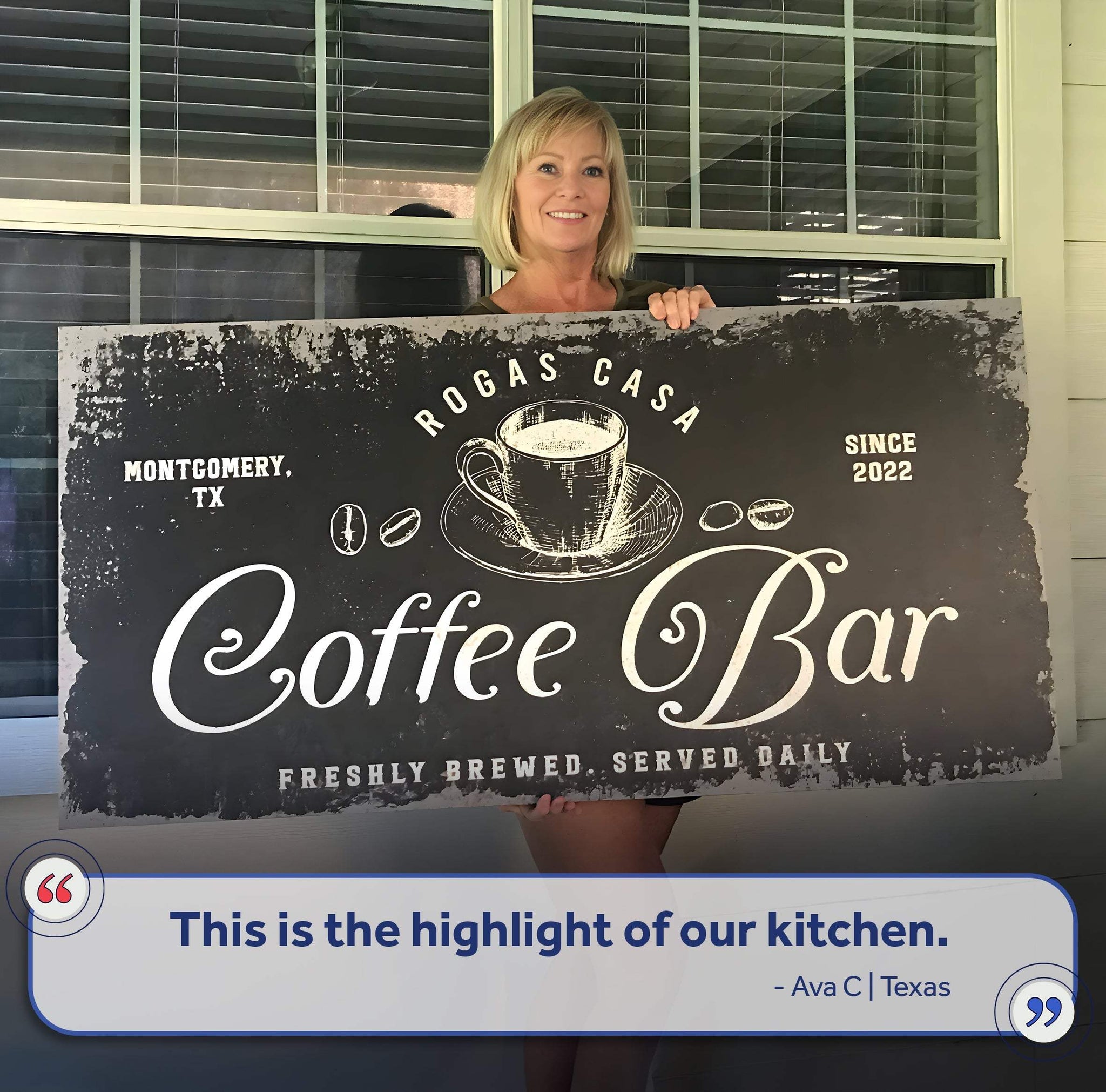 Coffee Bar Sign V - Tailored Canvases - Flyclothing LLC