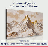 Golden Peaks Wall Art - Tailored Canvases - Flyclothing LLC