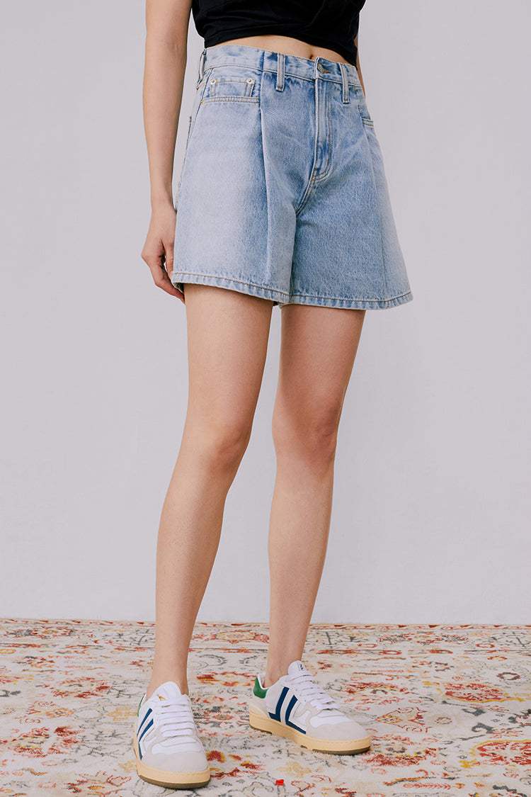 The Pleated Fun Short HJ117 - Hey Joanie - Flyclothing LLC