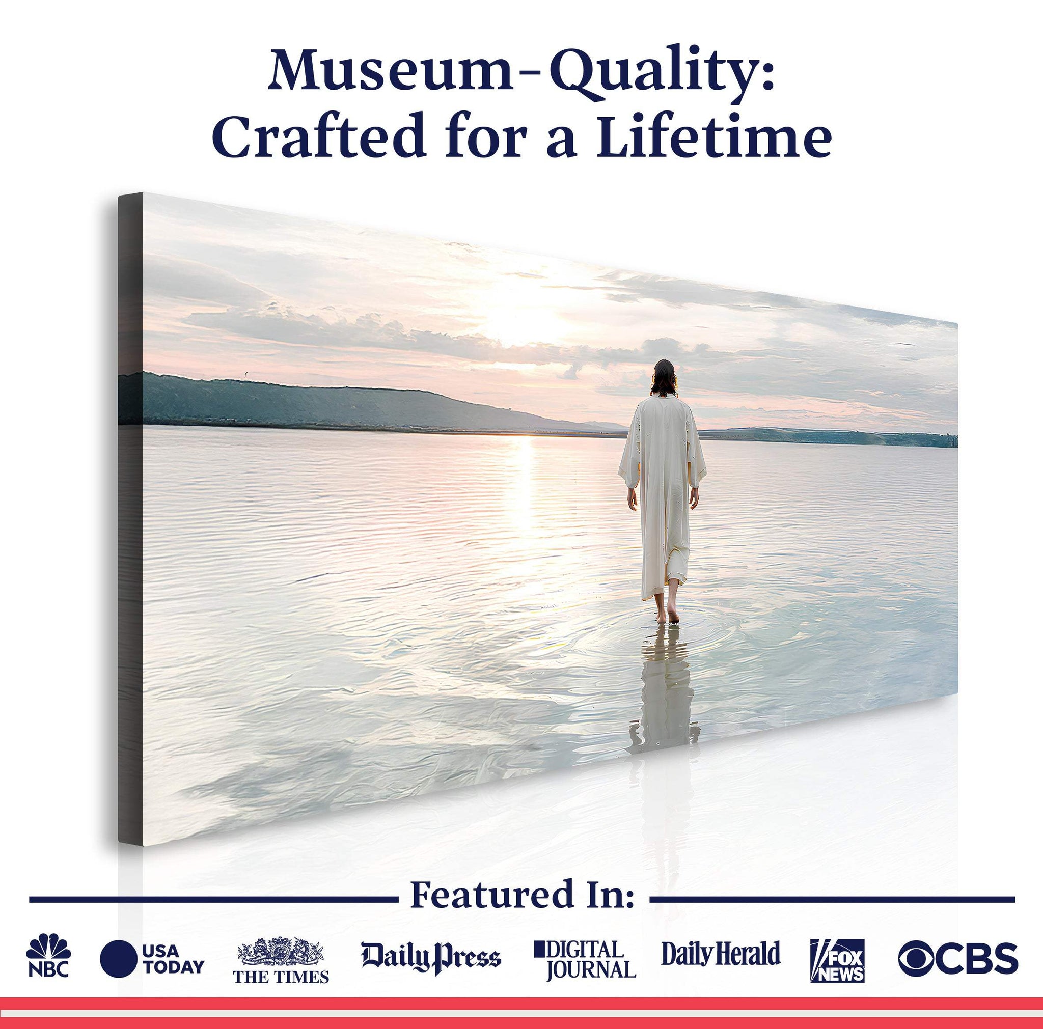 Reflections Faith Wall Art VI - Tailored Canvases - Flyclothing LLC