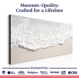 Sandy Waves Wall Art - Tailored Canvases - Flyclothing LLC
