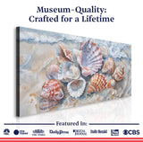 Sea Shells Modern Coastal Wall Art - Tailored Canvases - Flyclothing LLC