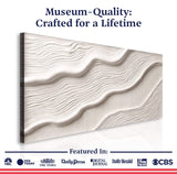 Ivory Abstract Wall Art II - Tailored Canvases - Flyclothing LLC