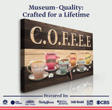 Our COFFEE Faith Sign II - Tailored Canvases - Flyclothing LLC