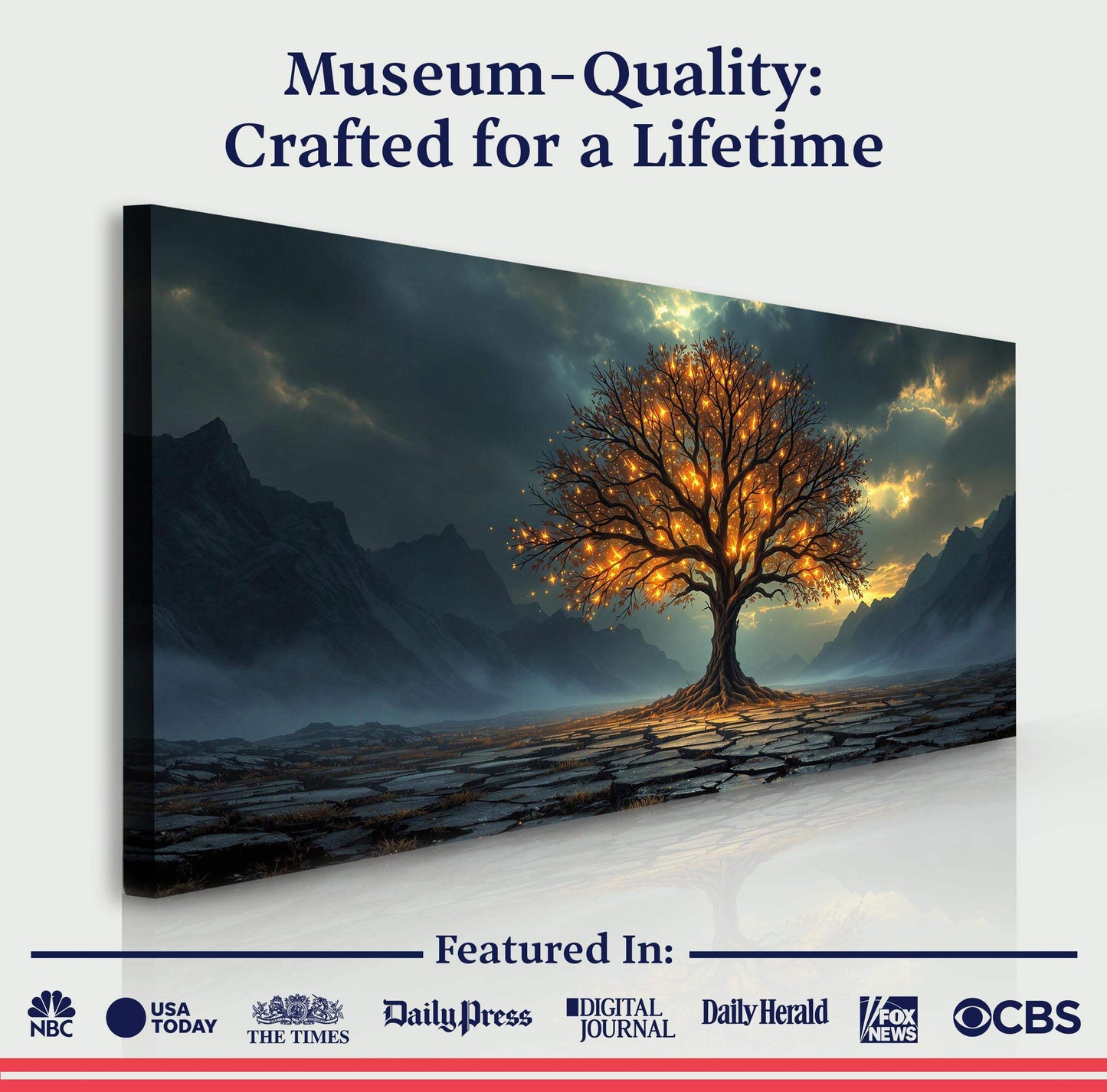 Burning Bush - Faith Wall Art XI - Tailored Canvases - Flyclothing LLC