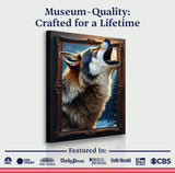 3D Wolf Wall Art - Tailored Canvases - Flyclothing LLC