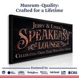 Speakeasy Lounge Wall Sign - Tailored Canvases - Flyclothing LLC