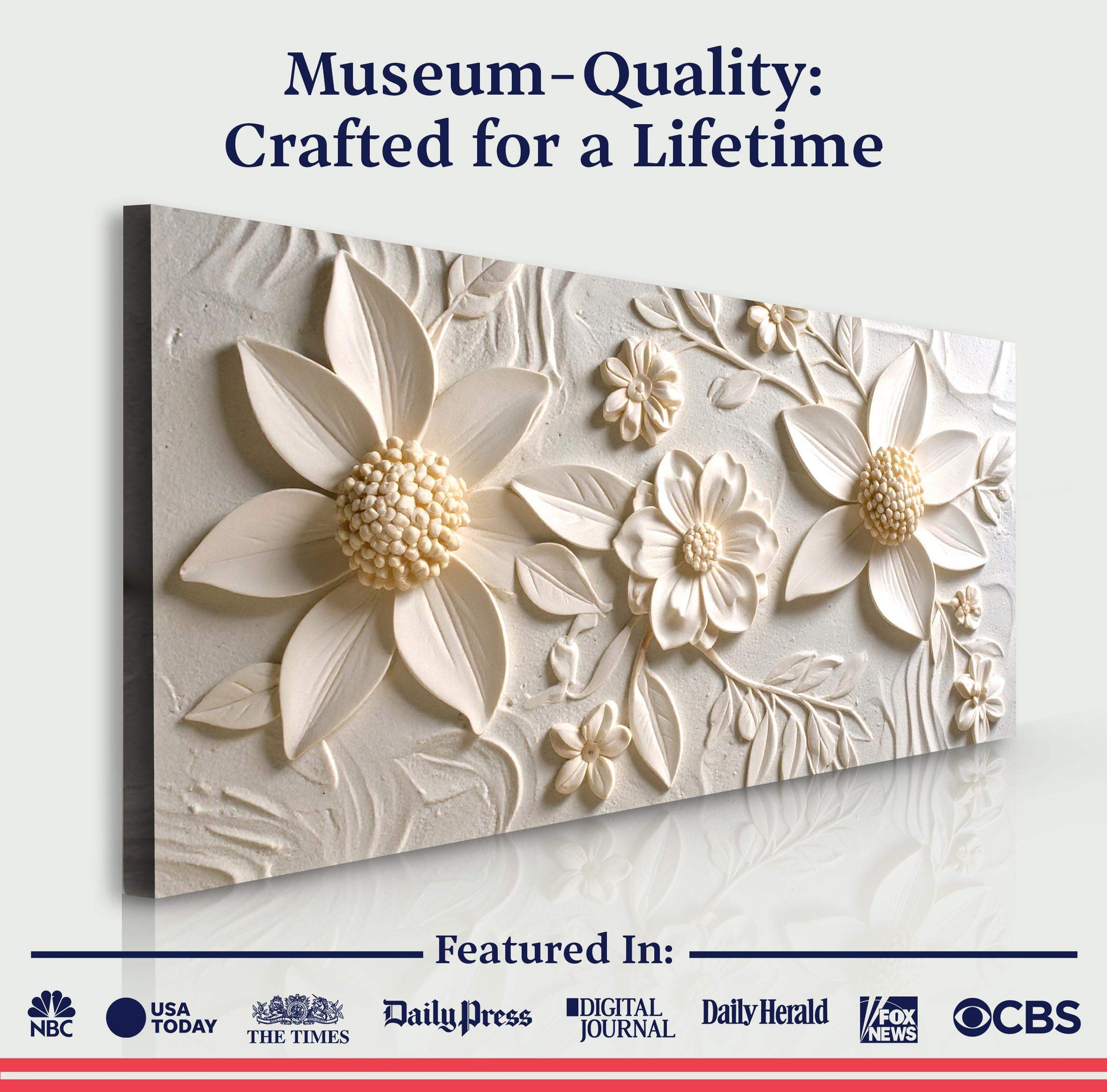 Floral Abstract Wall Art II - Tailored Canvases - Flyclothing LLC