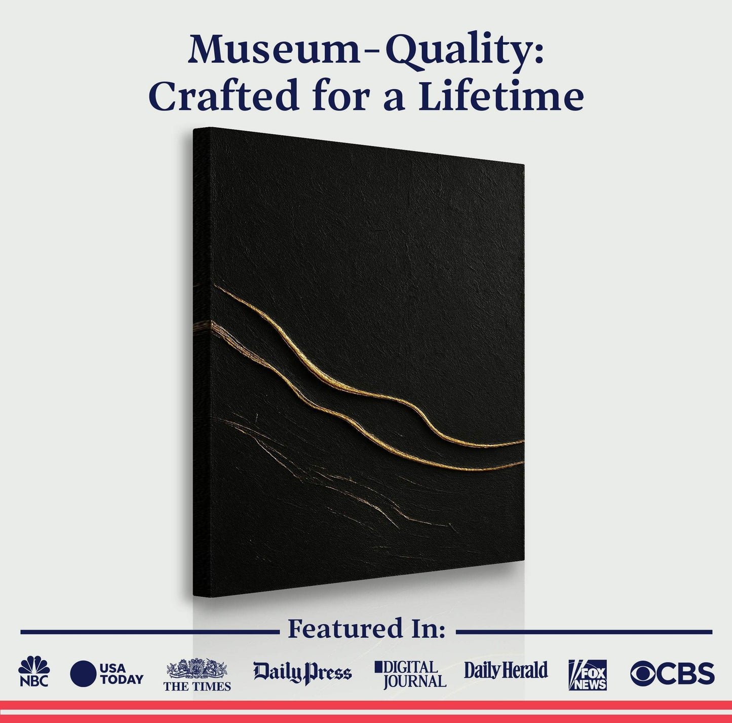 Modern Abstract Minimalist Wall Art VIII - Tailored Canvases - Flyclothing LLC