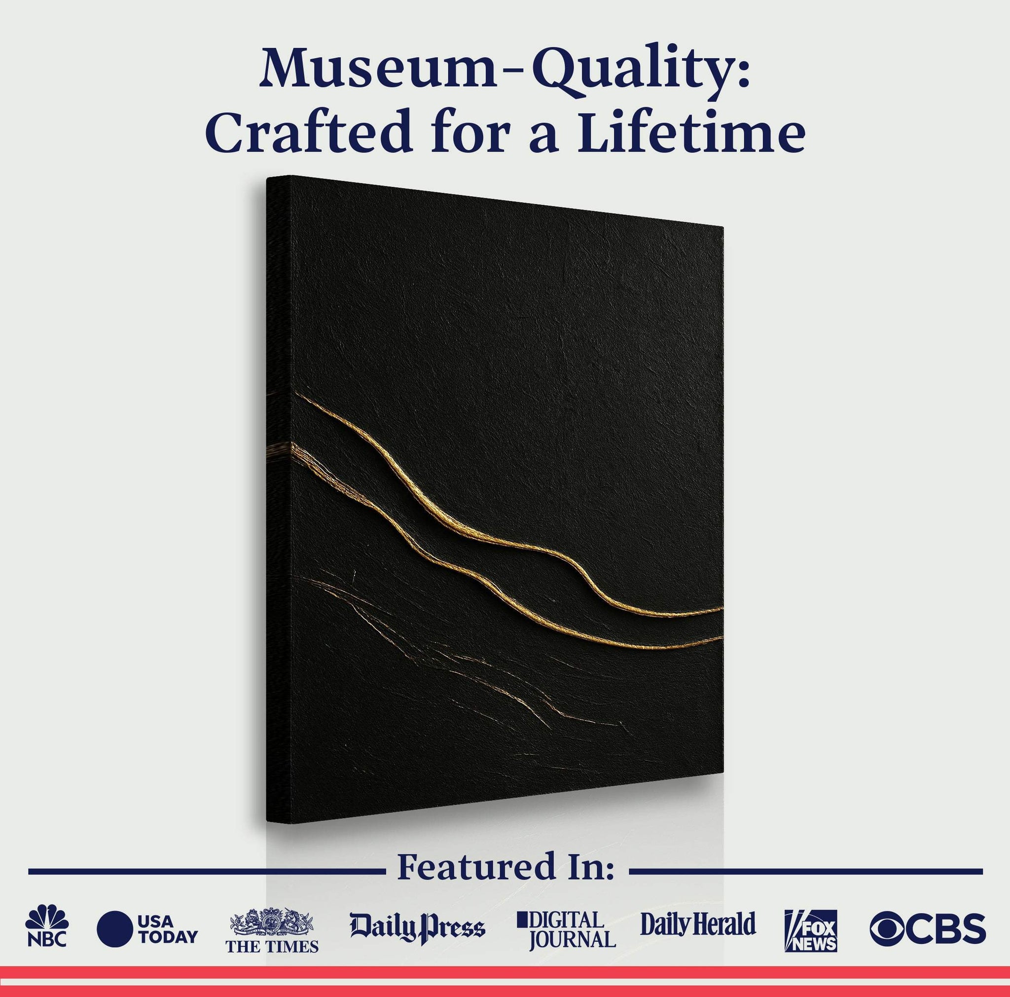 Modern Abstract Minimalist Wall Art VIII - Tailored Canvases - Flyclothing LLC