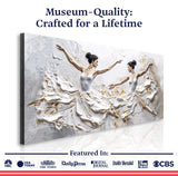 Modern Ethereal Dancers Wall Art - Tailored Canvases - Flyclothing LLC