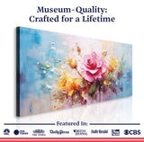 Rose Flower Wall Art - Tailored Canvases - Flyclothing LLC