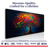 Rainbow Bloom Wall Art - Tailored Canvases - Flyclothing LLC